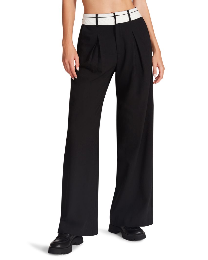 Pantalones Steve Madden Izzie Mujer Negras | ES DU8364